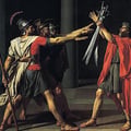 534px jacques louis david le serment des horaces detail 1