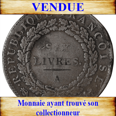 La convention 6 livres 1793 a