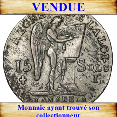 Louis xvi 15 sols 1791 i
