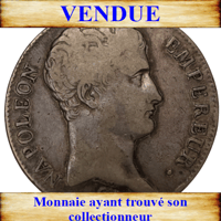 Napoleon ier 5 francs an 14 h la rochelle