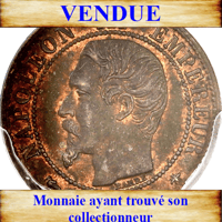 Napoleon iii 1 centime 1853 bb
