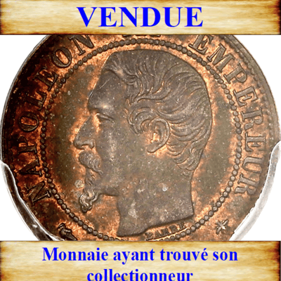 Napoleon iii 1 centime 1853 bb