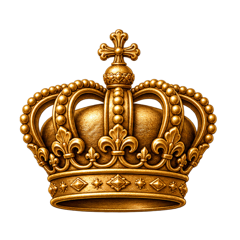 Couronne impériale dorée