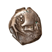 Volques tectosages drachme a la tete cubiste 